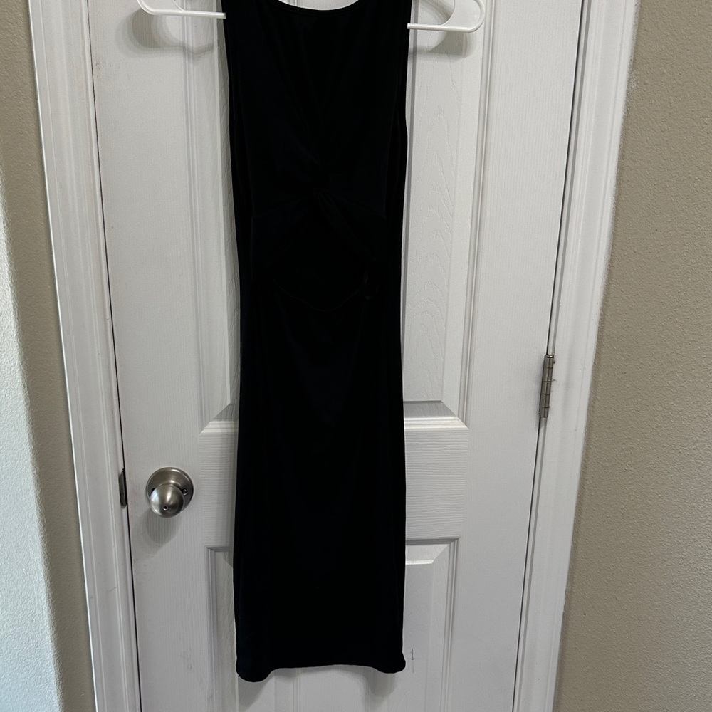 Chic Black Cutout Dress
